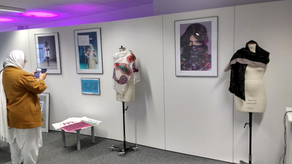 exhibition of student manufactured textiles and fashion
