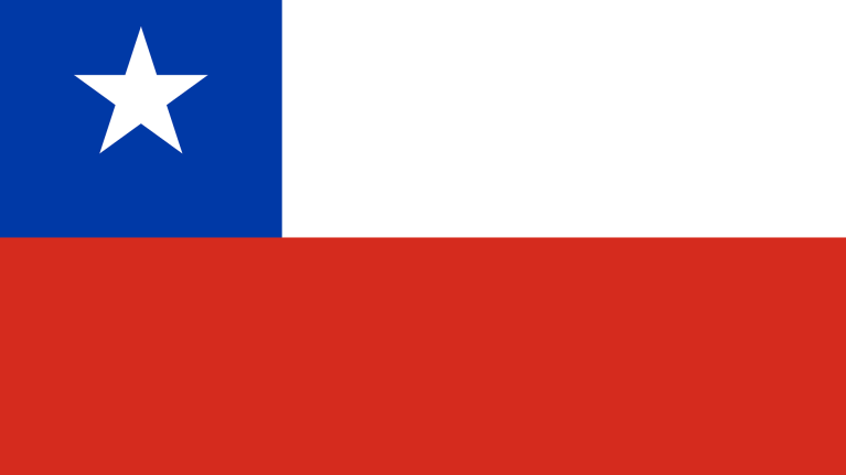 The flag for Chile