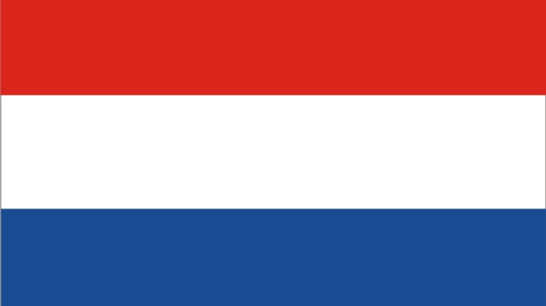 The flag for Holland