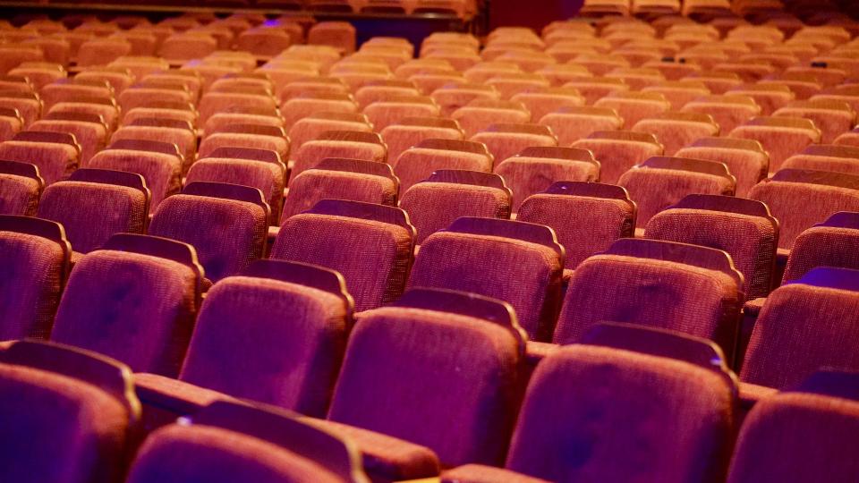 Cinema seats at an auditorium