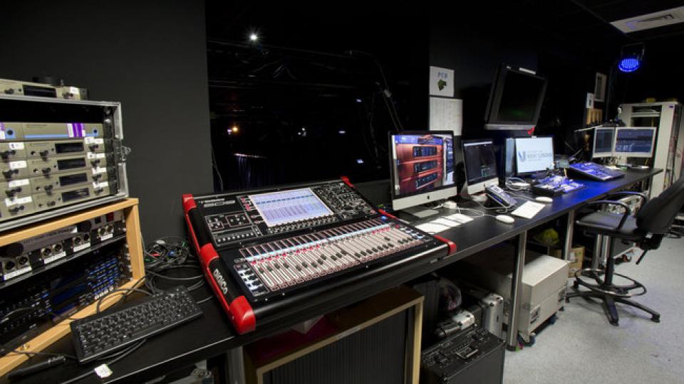 Live Sound equipment at the London College of Music