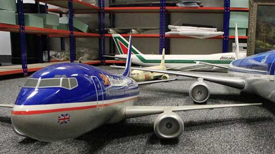 Model planes at the UWL Archives