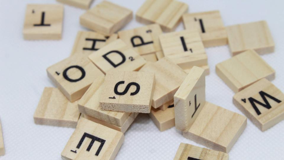 Wooden letter counters