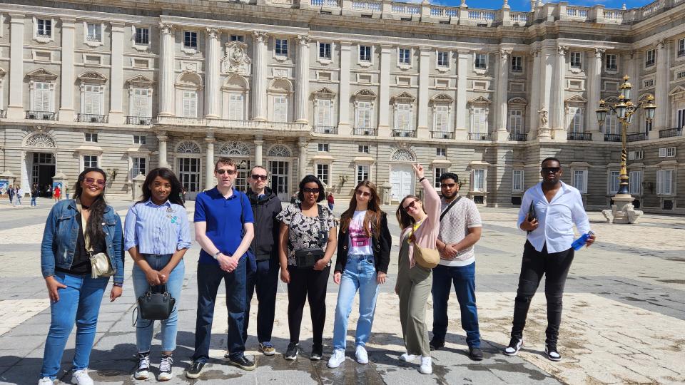 A group of UWL students visit Madrid