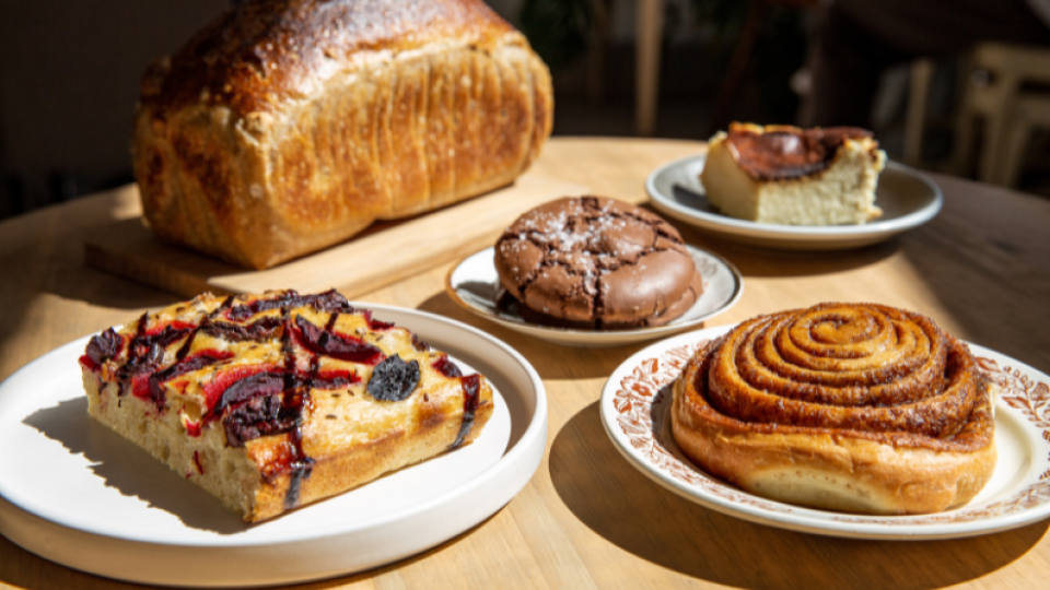 A selection of baked goods