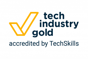 Tech Industry Gold - accredited by TechSkills
