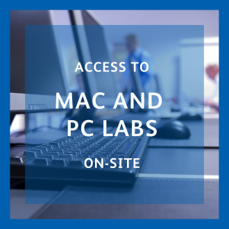 Access to on-site Mac and PC Labs