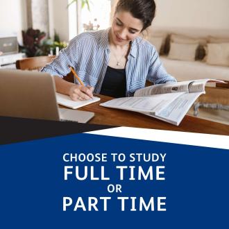 study full time or part time