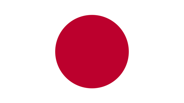 The flag for japan