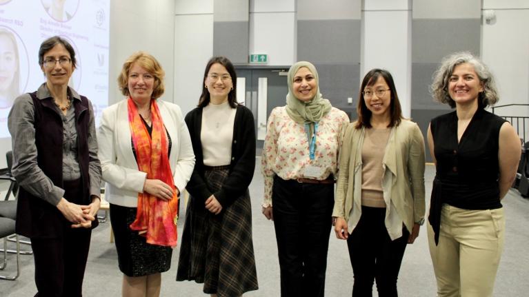 Dr Nagham Saeed, Professor Tatiana Kalganova, Dr Aisha Naseer, Kristy Yiu, Jane Wright and Armelle Boisset
